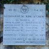 REINHARDT M. KING & CREW WAR MEMORIAL PLAQUE