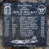 CREW OF FITZ BLITZ B-17 WAR MEMORIAL PLAQUE