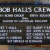 BOB'S HALL'S CREW B-24 WAR MEMORIAL PLAQUE
