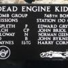 DEAD ENGINE KIDS B-17 WAR MEMORIAL PLAQUE