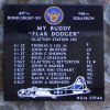 MY BUDDY "FLAK DODGER" B-17 WAR MEMORIAL PLAQUE