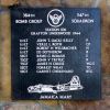 JAMAICA MARY B-17 WAR MEMORIAL PLAQUE