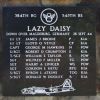 LAZY DAISY B-17 WAR MEMORIAL PLAQUE