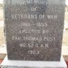 PAP THOMAS POST NO. 52 G.A.R. CIVIL WAR CEMETERY MEMORIAL