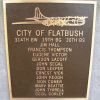 CITY OF FLATBUSH B-29 WAR MEMORIAL PLAQUE