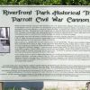 RIVERFRONT PARK PARROTT CIVIL WAR MEMORIAL CANNON PLAQUE