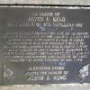 ALVIN J. KING THE FATHER OF VETERANS DAY MEMORIAL PLAQUE