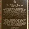 DR. WILLIAM BEANES MEMORIAL PLAQUE