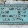CAPT. HENRY DARLING WAR MEMORIAL PLAQUE
