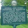 GENERAL JOHN STARK'S EXPEDITION TO BENNINGTON WAR MEMORIAL MARKER