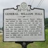 GENERAL WILLIAM HALL WAR MEMORIAL MARKER