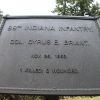 88TH INDIANA INFANTRY WAR MEMORIAL PLAQUE