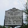 PETER FORNEY REVOLUTIONARY WAR MEMORIAL MARKER
