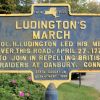 LUDINGTON'S MARCH MEMORIAL MARKER