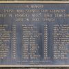THOSE WHO SERVED OUR COUNTRY MEMORIAL PLAQUE