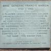 BRIG. GENERAL FRANCIS MARION WAR MEMORIAL PAVER