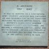 A. JACKSON WAR MEMORIAL PAVER