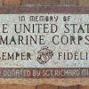 THE UNITED STATES MARINE CORPS MEMORIAL ANCHOR PLAQUE