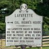 LAFAYETTE AT COL. RIGBIE'S HOUSE MEMORIAL MARKER