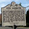 PETER HARRINGTON REVOLUTIONARY OFFICER MEMORIAL MARKER