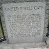 UNITED STATES GATE REVOLUTIONARY WAR MEMORIAL BACK