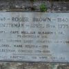 ROGER BROWN REVOLUTIONARY WAR MEMORIAL PLAQUE