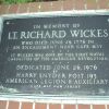 LT. RICHARD WICKS REVOLUTIONARY WAR MEMORIAL