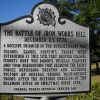 THE BATTLE OF IRON WORKS HILL WAR MEMORIAL MARKER