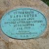 BY THIS ROUTE REVOLUTIONARY WAR MEMORIAL PLAQUE