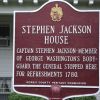 STEPHEN JACKSON HOUSE REVOLUTIONARY WAR MEMORIAL MARKER