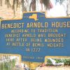 BENEDICT ARNOLD HOUSE REVOLUTIONARY WAR MEMORIAL MARKER