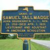 SAMUEL TALLMADGE REVOLUTIONARY WAR MEMORIAL MARKER