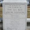 THE 32D RED ARROW DIVISION VETERANS MEMORIAL FACE STONE