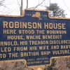 ROBINSON HOUSE REVOLUTIONARY WAR MEMORIAL MARKER