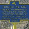 HUTSITES 1782-1783 REVOLUTIONARY WAR MEMORIAL MARKER