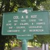 COL. A.H. HAY REVOLUTIONARY WAR MEMORIAL MARKER