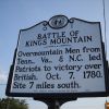 BATTLE OF KINGS MOUNTAIN REVOLUTIONARY WAR MEMORIAL MARKER