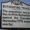 RUTHERFORD TRACE REVOLUTIONARY WAR MEMORIAL MARKER