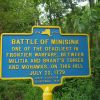 BATTLE OF MINISINK REVOLUTIONARY WAR MEMORIAL MARKER I