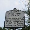 PETER FORNEY REVOLUTIONARY SOLDIER MEMORIAL MARKER