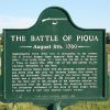 THE BATTLE OF PIQUA REVOLUTIONARY WAR MEMORIAL MARKER