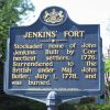 JENKINS' FORT REVOLUTIONARY WAR MEMORIAL MARKER