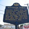 PITTSTON FORT REVOLUTIONARY WAR MEMORIAL MARKER