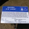 ROCKWELL B-1B "LANCER" WAR MEMORIAL AIRCRAFT PLAQUE