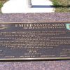 UNITED STATES ARMY 1ST INFANTRY DIVISION MEMORIAL PLAQUE