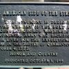 THE AMERICAN SIDE OF THE STREET MEMORIAL PLAQUE