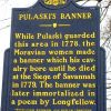 PULASKI'S BANNER REVOLUTIONARY WAR MEMORIAL MARKER