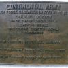 CONTINENTAL ARMY, DEKALB'S DIVISION, LEARNED'S BRIGADE WAR MEMORIAL