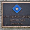 40TH INFANTRY DIVISION KOREAN WAR MEMORIAL PLAQUE