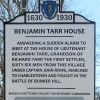 BENJAMIN TARR HOUSE REVOLUTIONARY WAR MEMORIAL MARKER